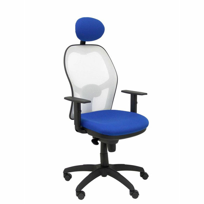 Chaise de Bureau avec Appui-tête Jorquera  Piqueras y Crespo ALI229C Bleu