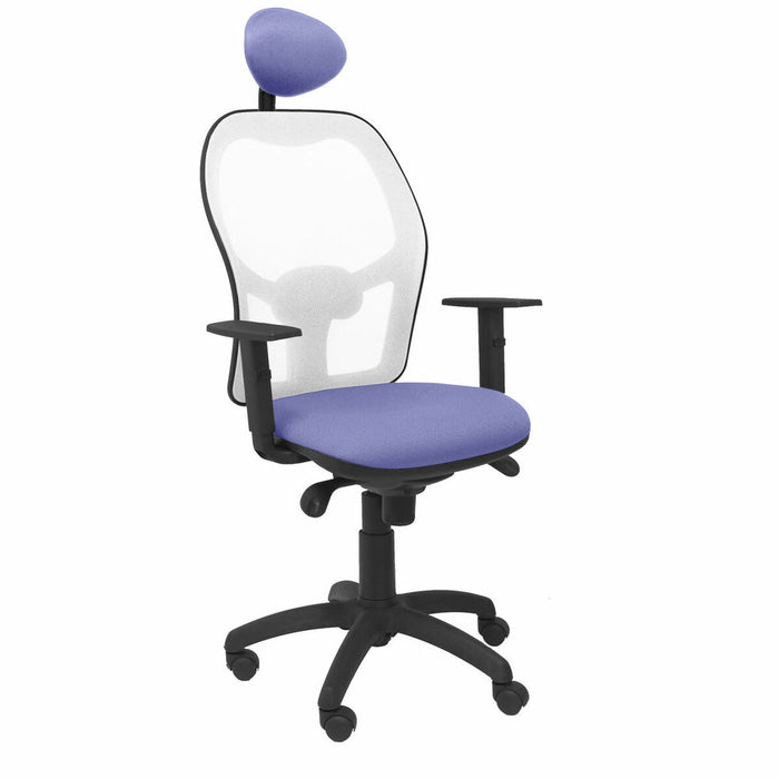 Chaise de Bureau avec Appui-tête Jorquera  Piqueras y Crespo ALI261C Bleu