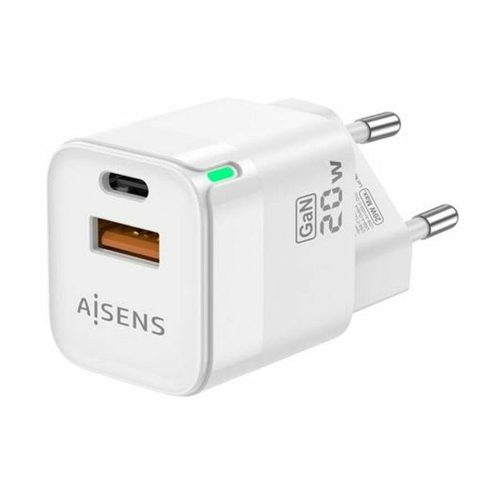 Cargador de Pared Aisens ASCH-20W2P002-W Blanco 20 W (1 unidad)