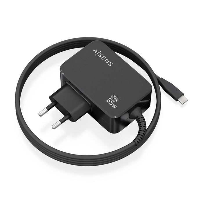 Cargador de Pared Aisens ASCH-1PD65WL033-BK Negro Multicolor 65 W (1 unidad)