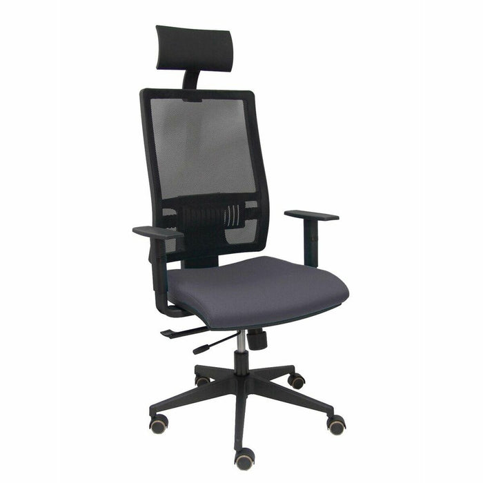 Chaise de Bureau avec Appui-tête Piqueras y Crespo B10CRPC Gris foncé