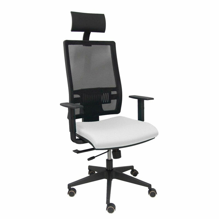 Chaise de Bureau avec Appui-tête Piqueras y Crespo B10CRPC Blanc