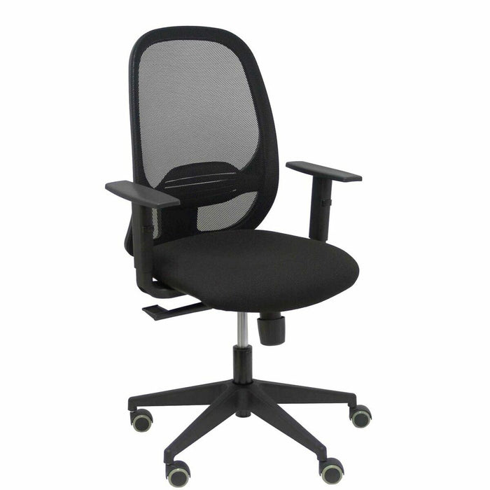 Chaise de Bureau Piqueras y Crespo 0B10CRP Noir Avec accoudoirs