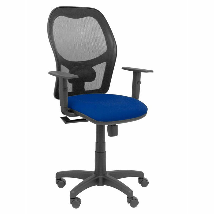 Chaise de Bureau Piqueras y Crespo 0B10CRN Blue marine Avec accoudoirs