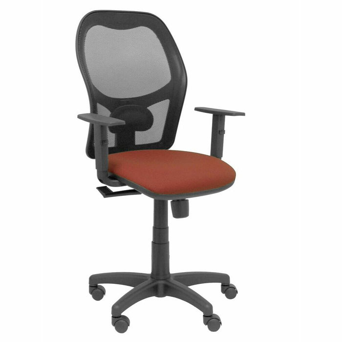 Chaise de Bureau Piqueras y Crespo 3B10CRN Marron Marron Clair Avec accoudoirs