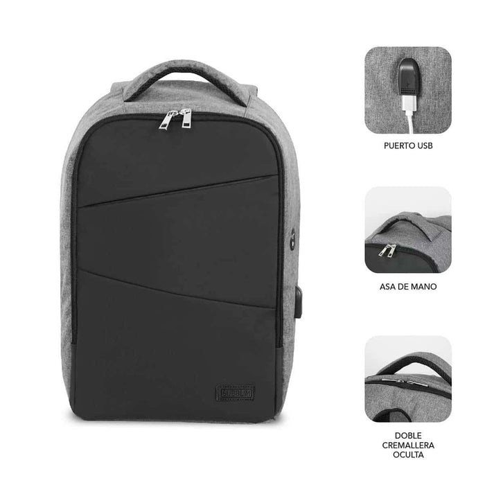 Mochila para Portátil Subblim SUBBP3SA1100 Negro 16"