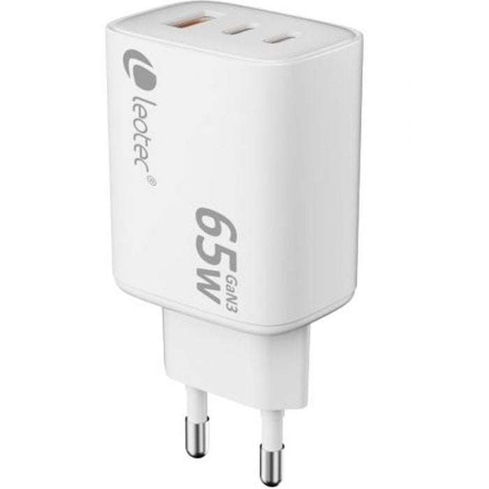 Wall Charger LEOTEC LECSPH65W3W2 65 W White