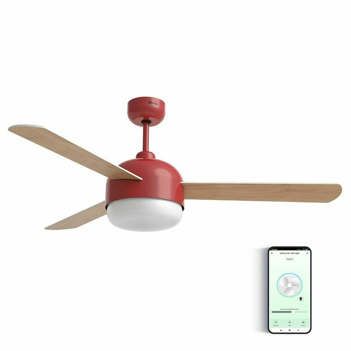 Ventilador de Techo Universal Blue 283-UVT1331-21 Rojo