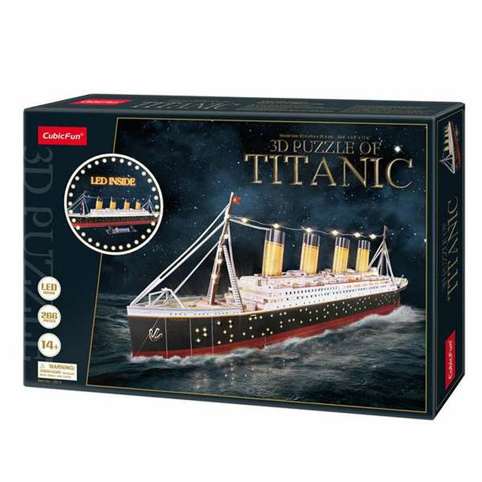 Puzzle Infantil de Madera CubicFun Titanic 3D 266 Piezas