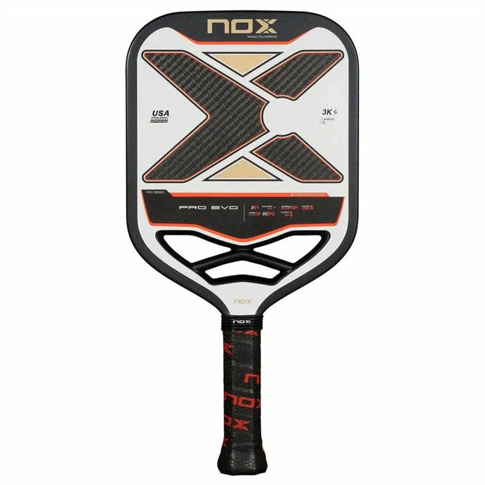 Pala de Pickleball Nox Nox Pro Evo Beige Fibra de carbono