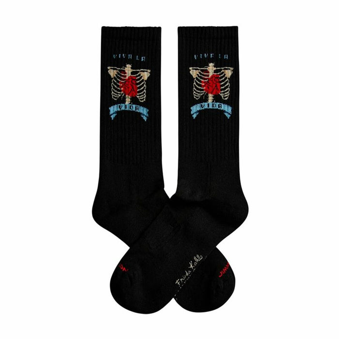 Calcetines Deportivos Jimmy Lion Athletic Frida Heart Negro