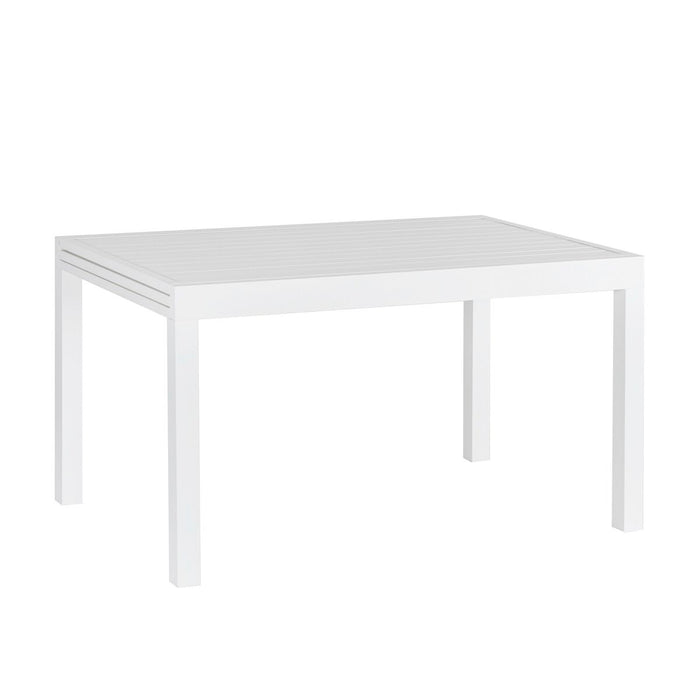 Mesa de Comedor Thais Blanco Aluminio 135 x 90 x 74 cm