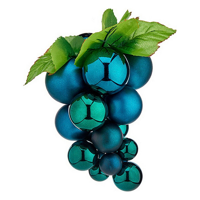 Boule de Noël Krist+ Bleu Plastique Raisins Petit