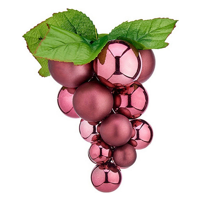 Bola de Navidad Krist+ Rosa Plástico Uvas