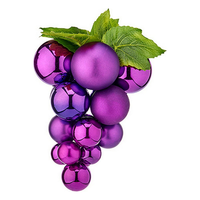 Bola de Navidad Krist+ Morado Plástico Uvas