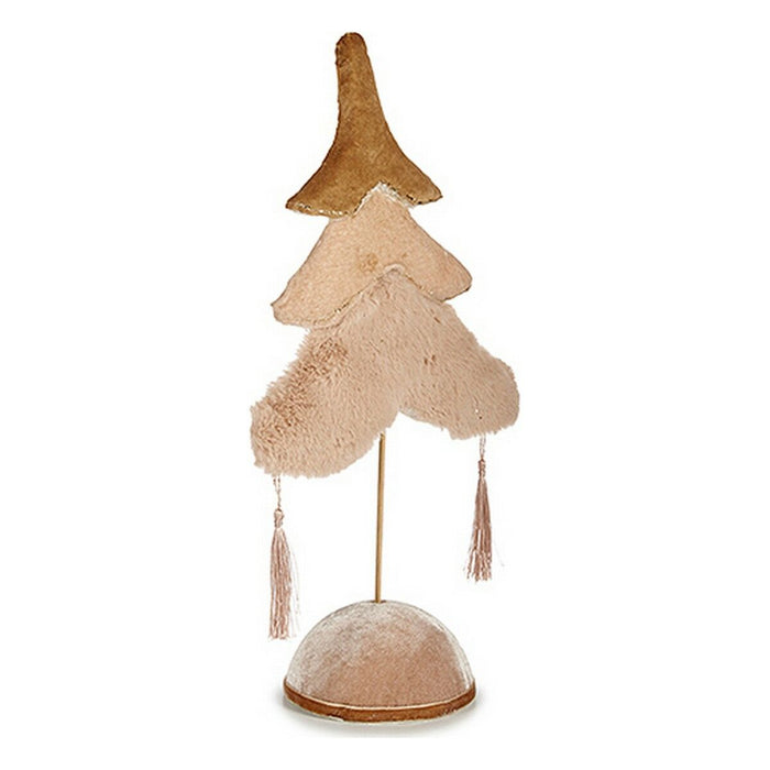 Árbol de Navidad Krist+ Beige Dorado Poliéster Madera Polar 12 x 43 x 22 cm