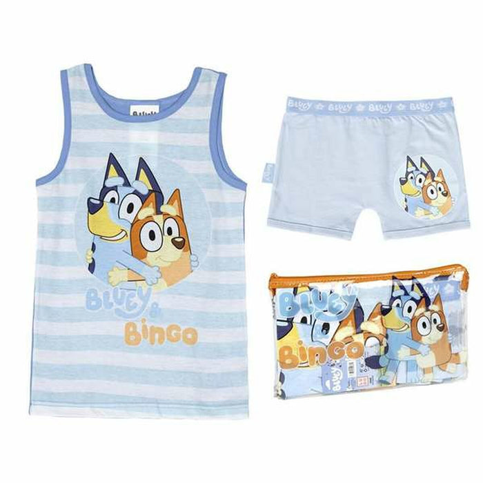 Pijama Infantil Bluey Azul claro (3 Años)