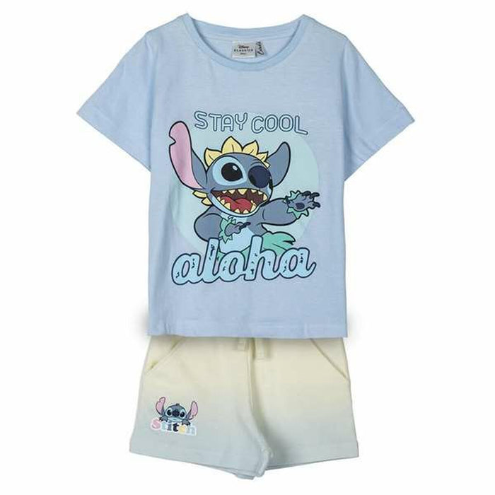 Conjunto de Ropa Stitch Azul claro