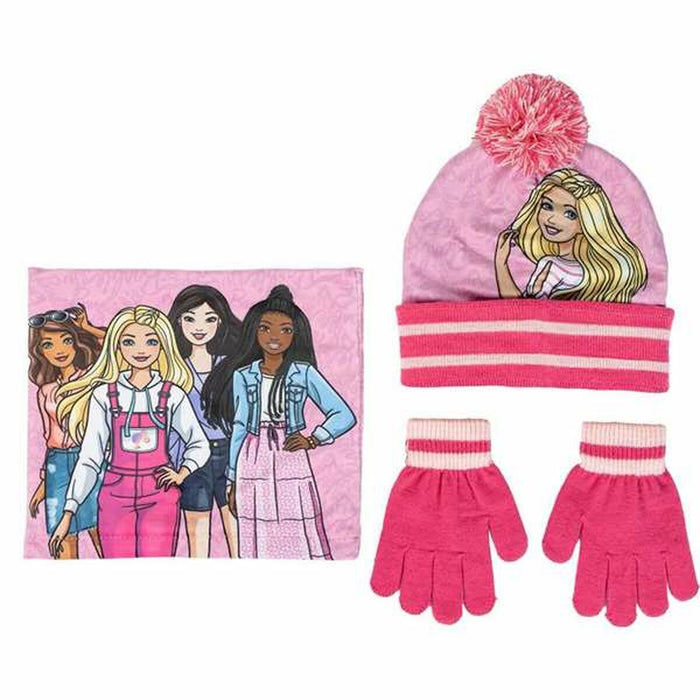 Hat, Scarf and Gloves Barbie 2-8 Years