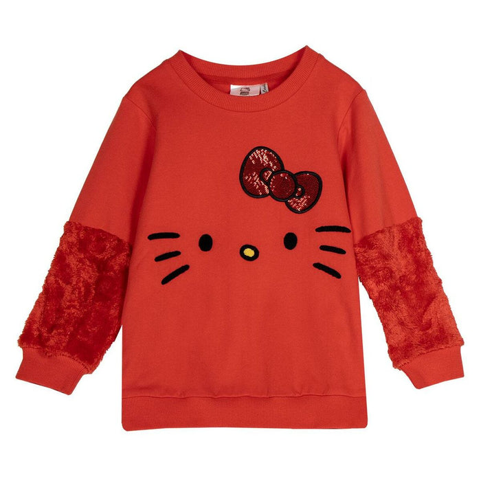 Sudadera sin Capucha Hello Kitty Rojo