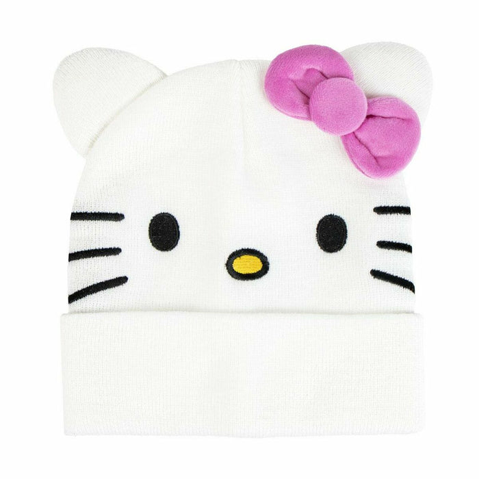Child Hat Hello Kitty White