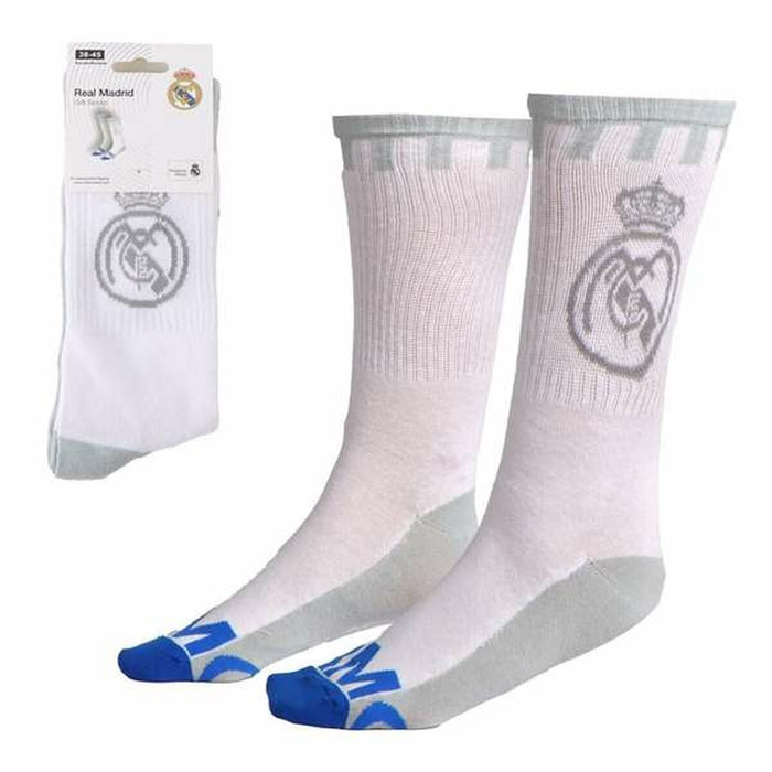 Chaussettes Real Madrid C.F. Blanc 38-45