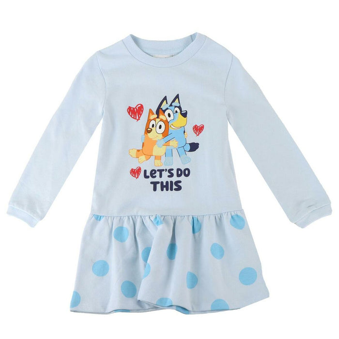 Vestido Bluey Azul claro