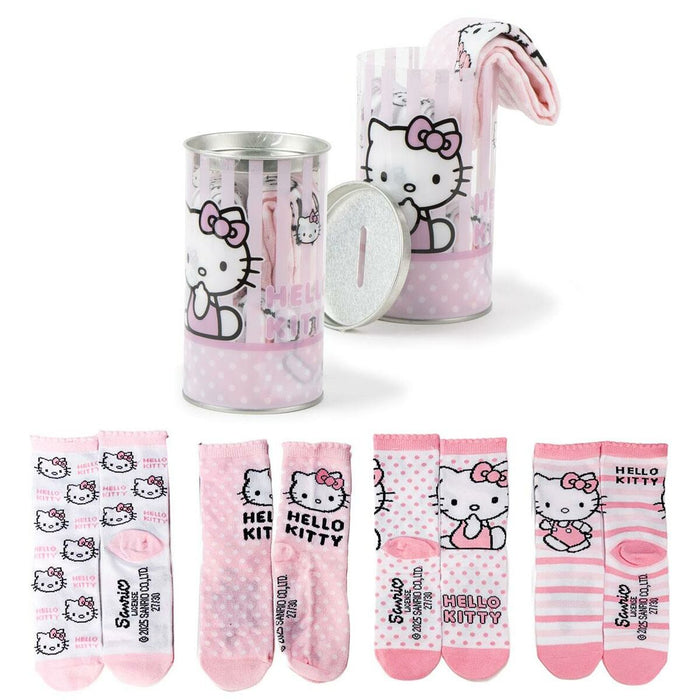 Pack de calcetines Hello Kitty 4 Piezas