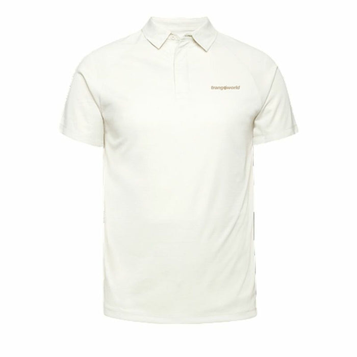 Polo de Manga Corta Hombre Trangoworld Bonete  Blanco