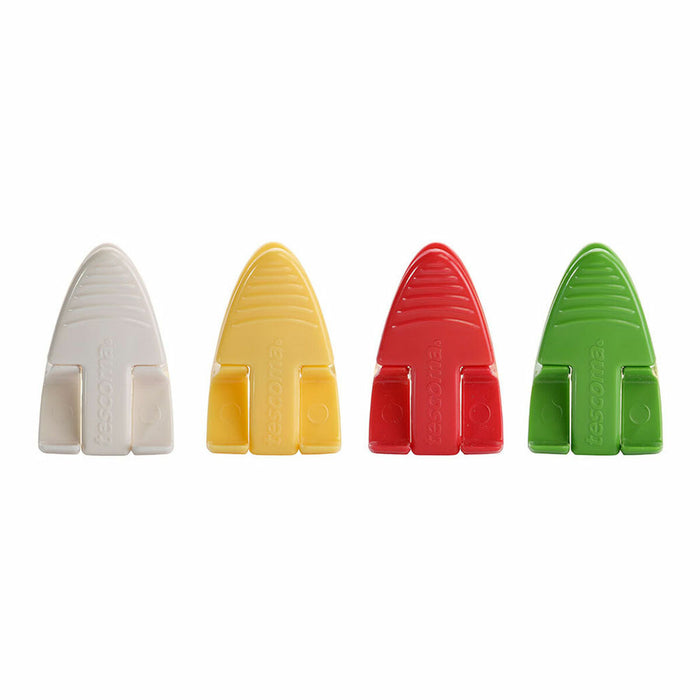 Pinces ferme-sacs Tescoma Presto Assortiment de couleurs Plastique 5,5 cm 4 Pièces