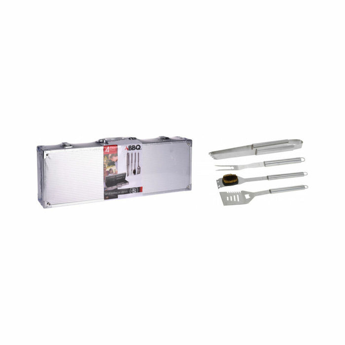 Utensilios para barbacoas Acero Inoxidable 46 x 16 x 8 cm 4 Piezas