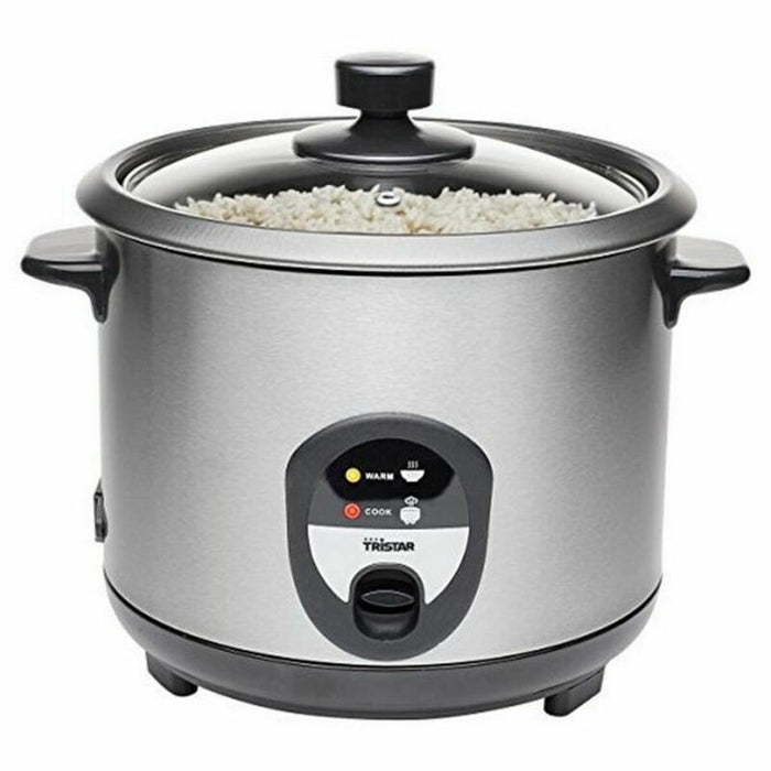cuiseur à riz Tristar RK-6127 Gris Noir/Argenté Argenté Acier inoxydable 500 W