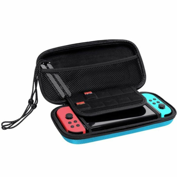 Funda y Protector de Pantalla para Nintendo Switch Trust GTX 1248S Azul Rojo