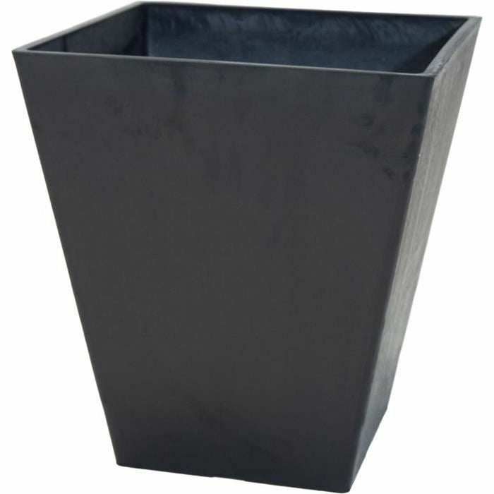 Maceta Mega Collections Ecostone Square Negro 48 x 57 cm