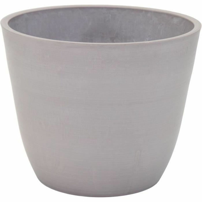 Maceta Mega Collections Ecostone Egg Marrón Taupé 31 x 25,5 cm