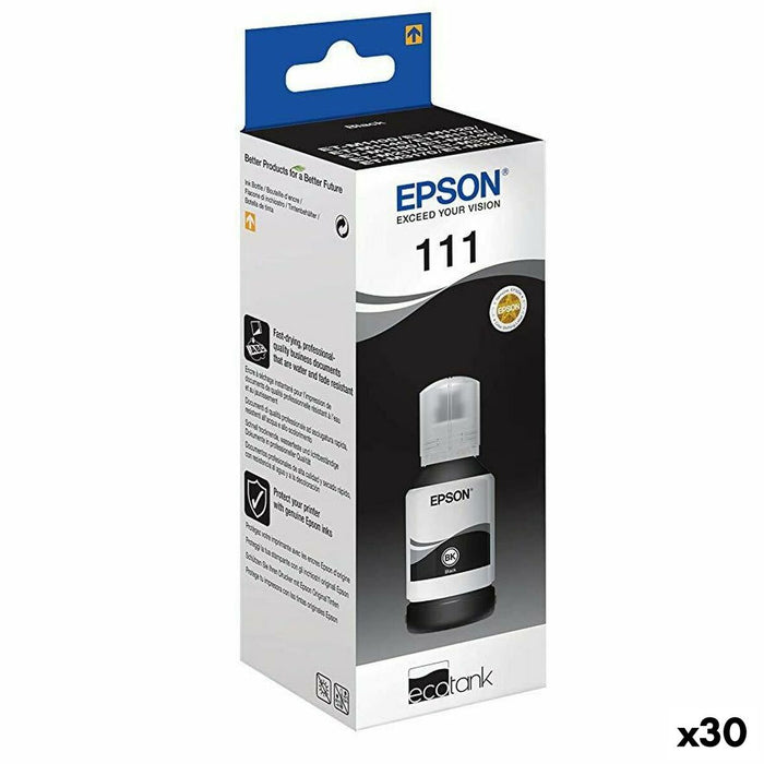 Encre pour Recharger des Cartouches Epson Nº111 Noir (30 Unités)