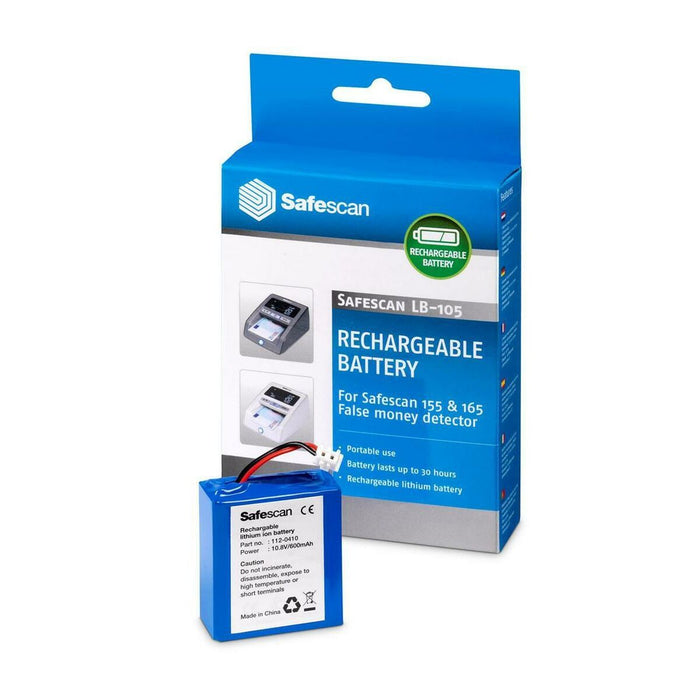 Batería para Detector de Billetes Falsos Safescan LB-105 Azul