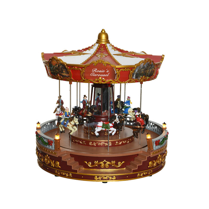 Carrusel con Caballos Lumineo 31 x 31 x 28 cm