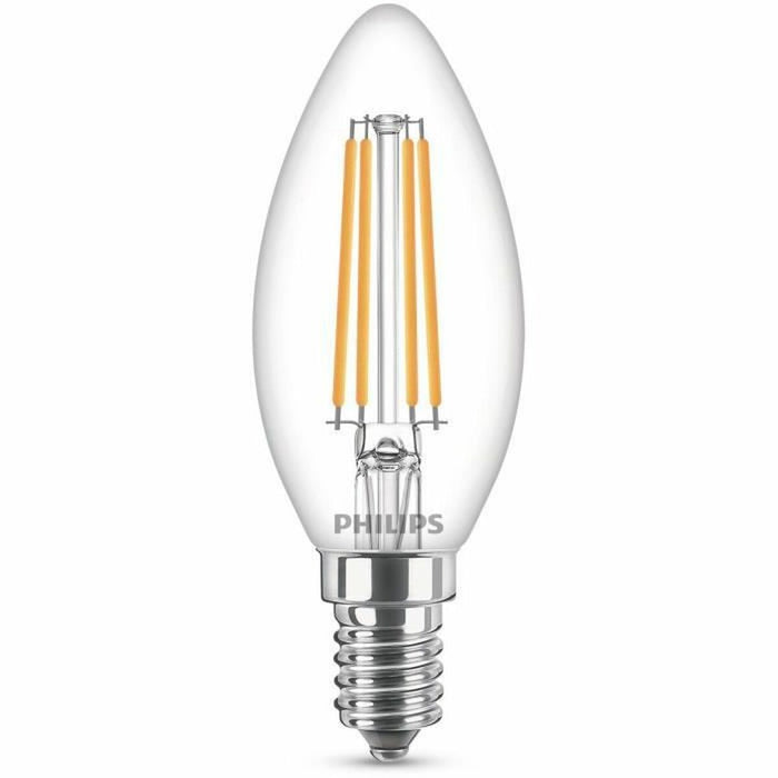 Bombilla LED Vela Philips Equivalent  E14 60 W Blanco E (2700 K)