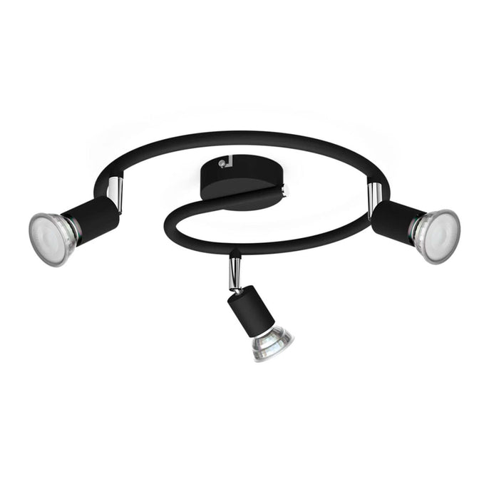 Spotlight Philips limbali Black GU10 (3 Units)