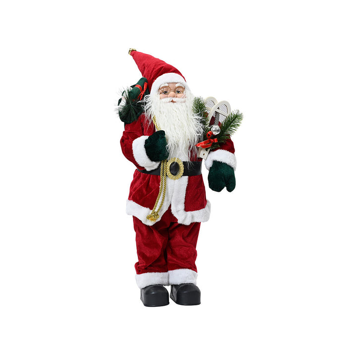 Adorno Navideño Decoris Papá Noel Gnomo 17 X 10 X 30 cm