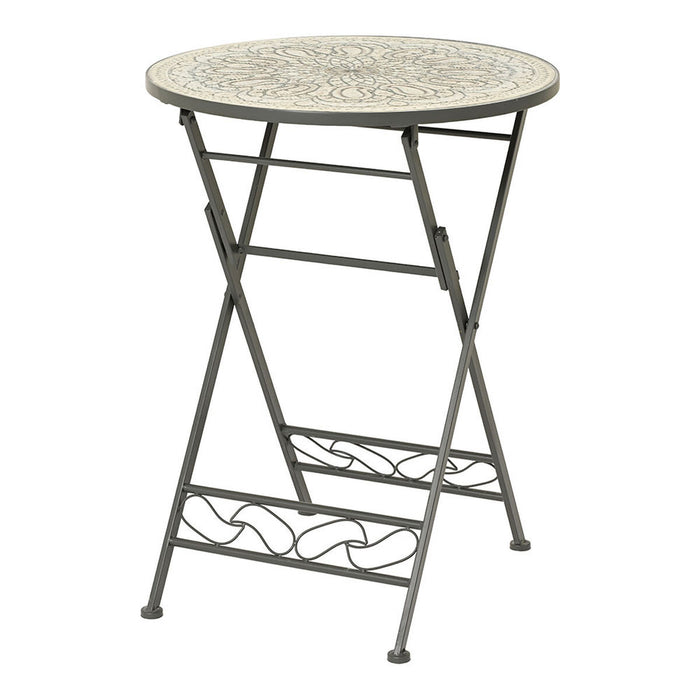 Mesa Bistro 899263 Negro Hierro Ø 60 x 76 cm