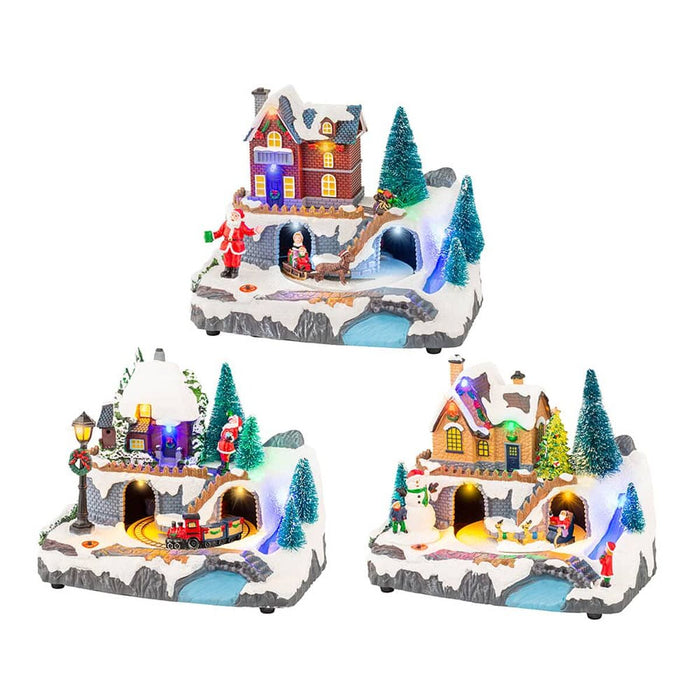 Christmas bauble Lumineo 20,8 X 16,3 X 13,9 cm (3 Units)