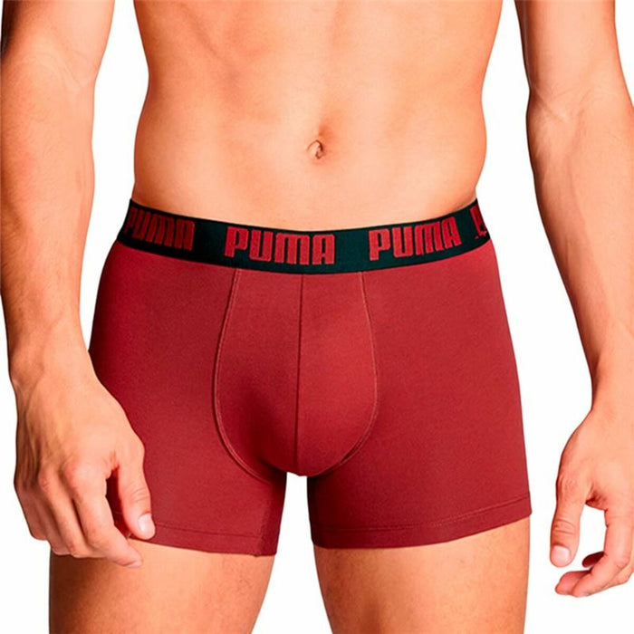 Boxer pour homme Puma burgundy  Rouge