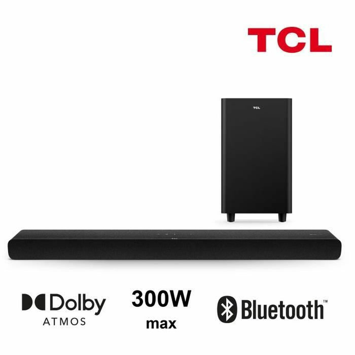 Barra de Sonido TCL Negro 300 W