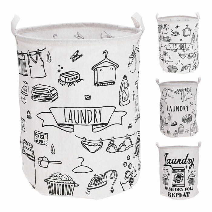 Bolsa para ropa sucia Lifetime Polipropileno Ø 40 x 50 cm