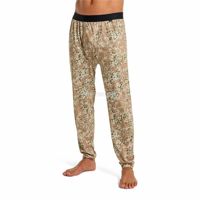 Pantalón Largo Deportivo Burton Mdwt Snowfall Camo Beige Hombre