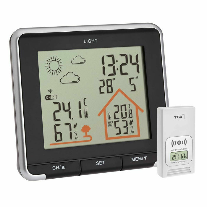 Multi-function Weather Station TFA Dostmann Life35.1153.01 Black
