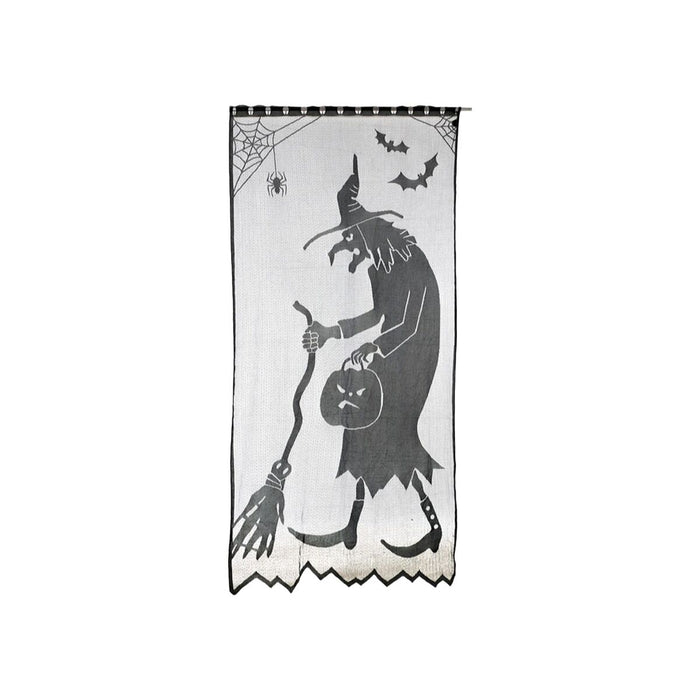 Decoración para Halloween 210 x 100 cm Negro Bruja