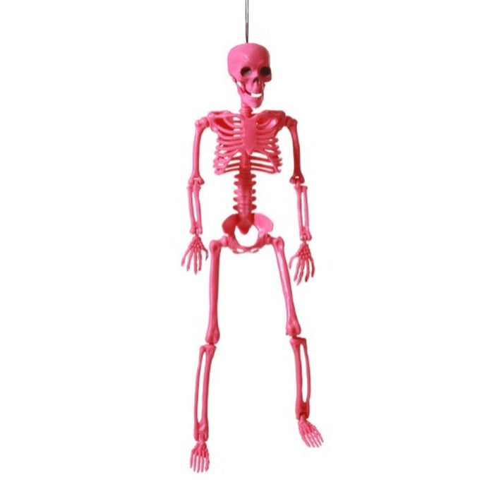 Décoration d'Halloween Squelette 38 cm Rose
